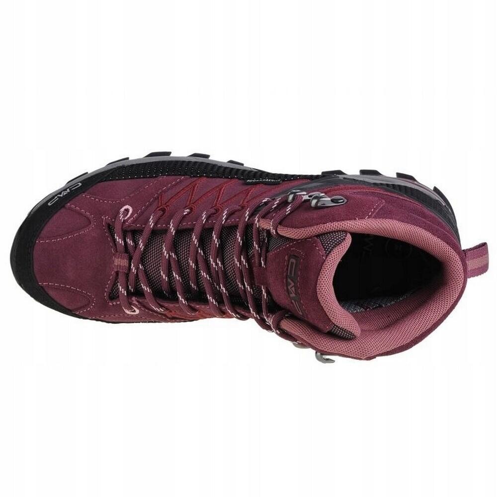 Botas a los Tobillos de Ante Rigel para Mujer Violeta 3/4