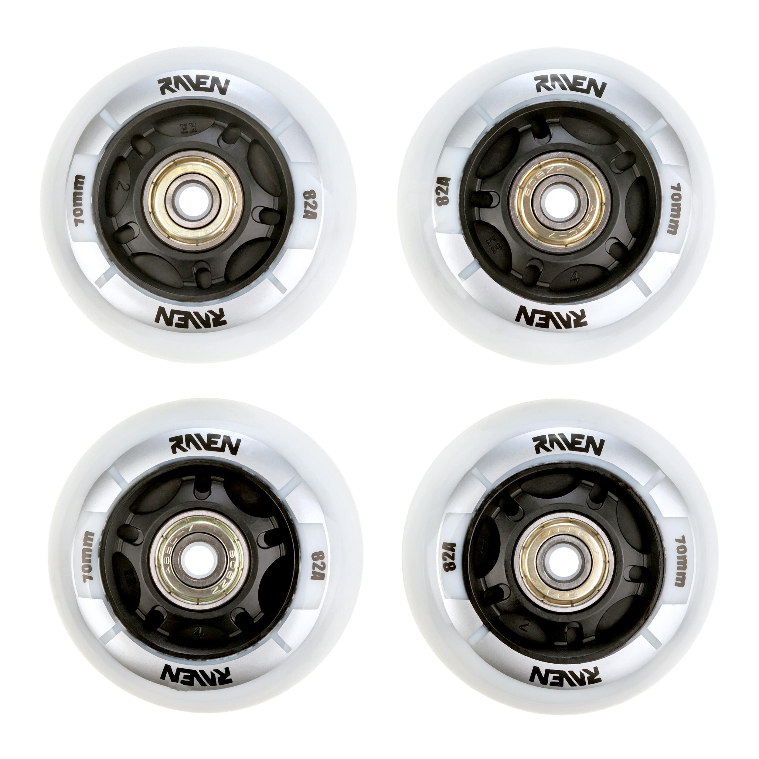 8 ruedas LED luminosas + rodamientos para ruedas Helixi PU 2/5
