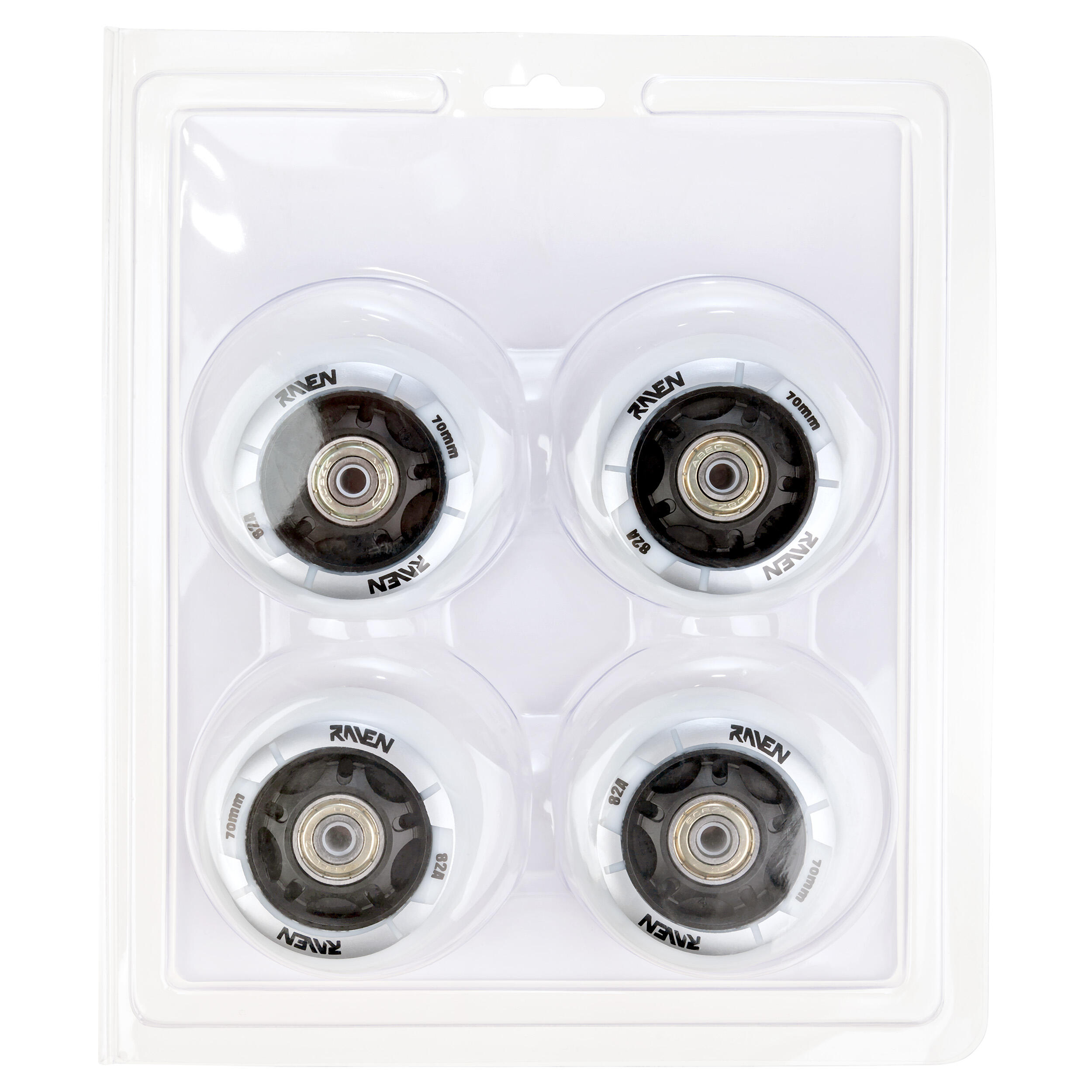 8 ruedas LED luminosas + rodamientos para ruedas Helixi PU 5/5