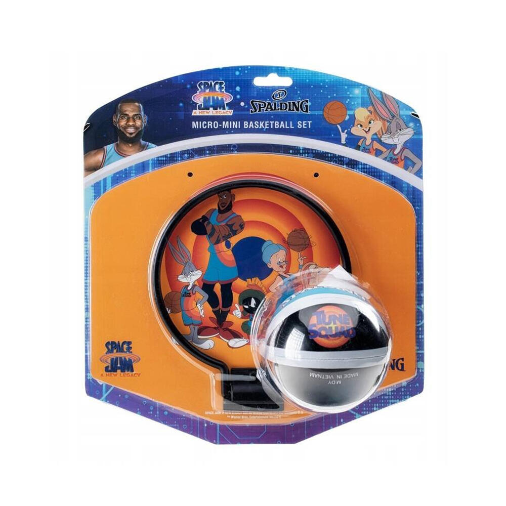 Ensemble De Mini Panier De Basket SPACE JAM TUNE SQUAD Enfant (Orange) Taille 3/3
