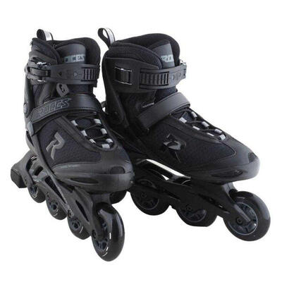 Unisex adult icon inline rolschaatsen (zwart)
