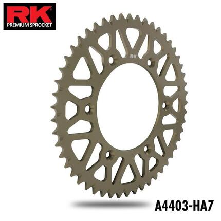 Rk chain wheel 520 49z alu go hard anodized