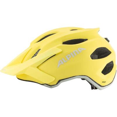 Olympic sportswear alpina apax jr. mips kinderhelm 51-56 cm mat geel