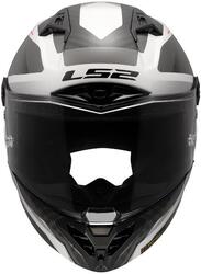 Casque intégral LS2 FF805 Thunder Carbon GP M blanc/gris