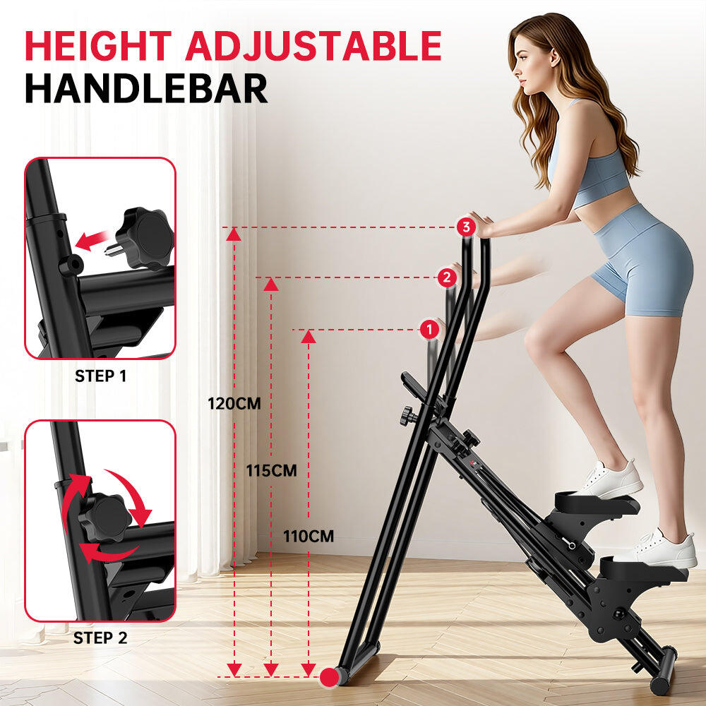 Fitness Stepper Escalier Pliable Réglable Vertical Entraînement 3/7