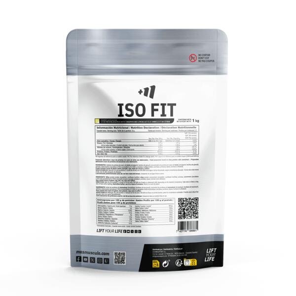 Iso fit - 1kg Lait meringué de MASmusculo 2/4