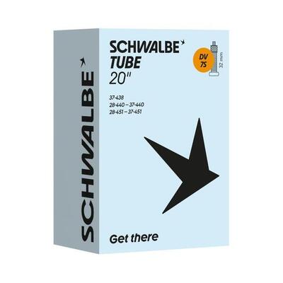 Schwalbe binnenband dv7s 20x1.3/8 (28/37-438/451) hv 32mm