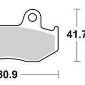 TRW MCB 685 Sintered Metal Brake Pads.