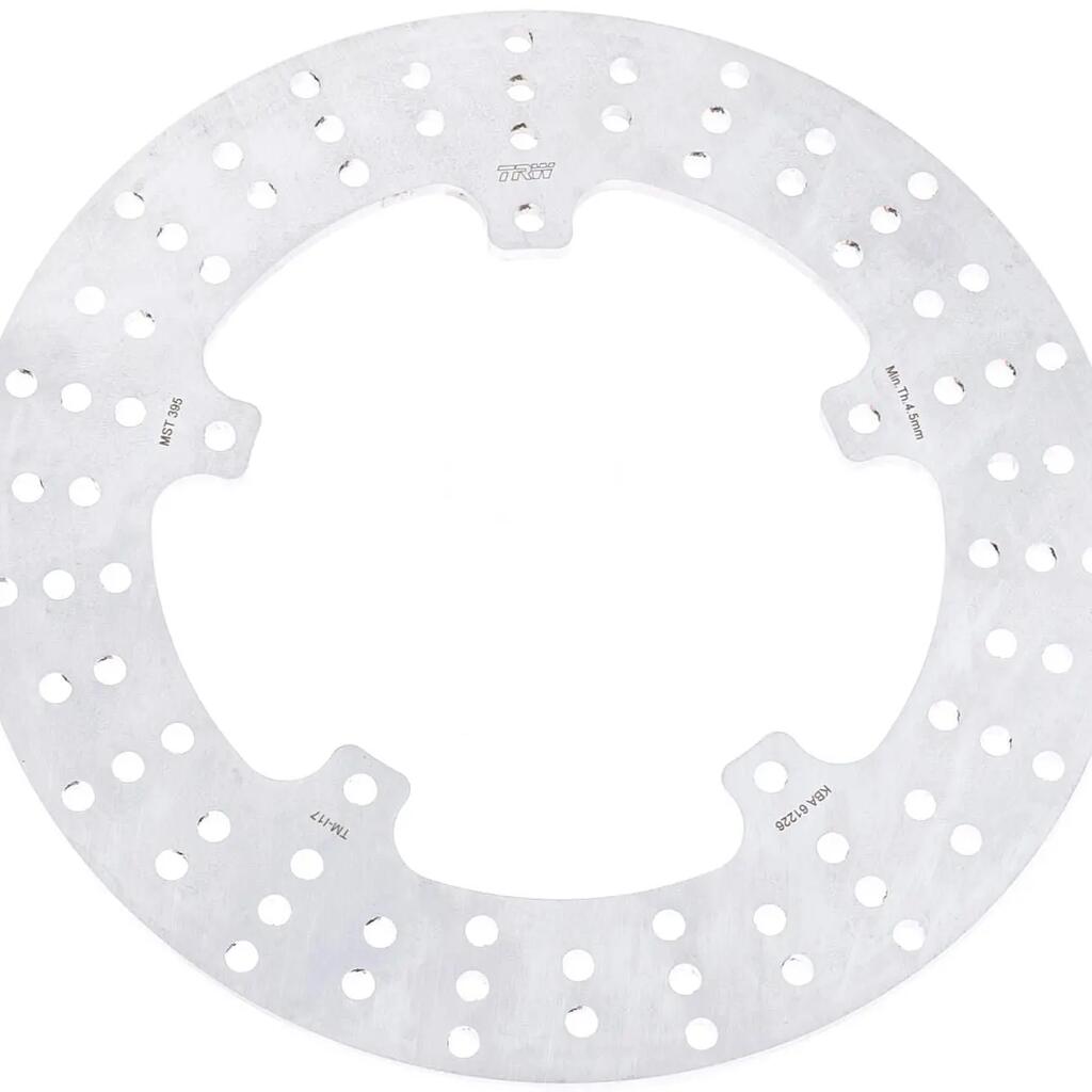 TRW Lucas MST395 Rigid Brake Rotor — Made in the Netherlands.
