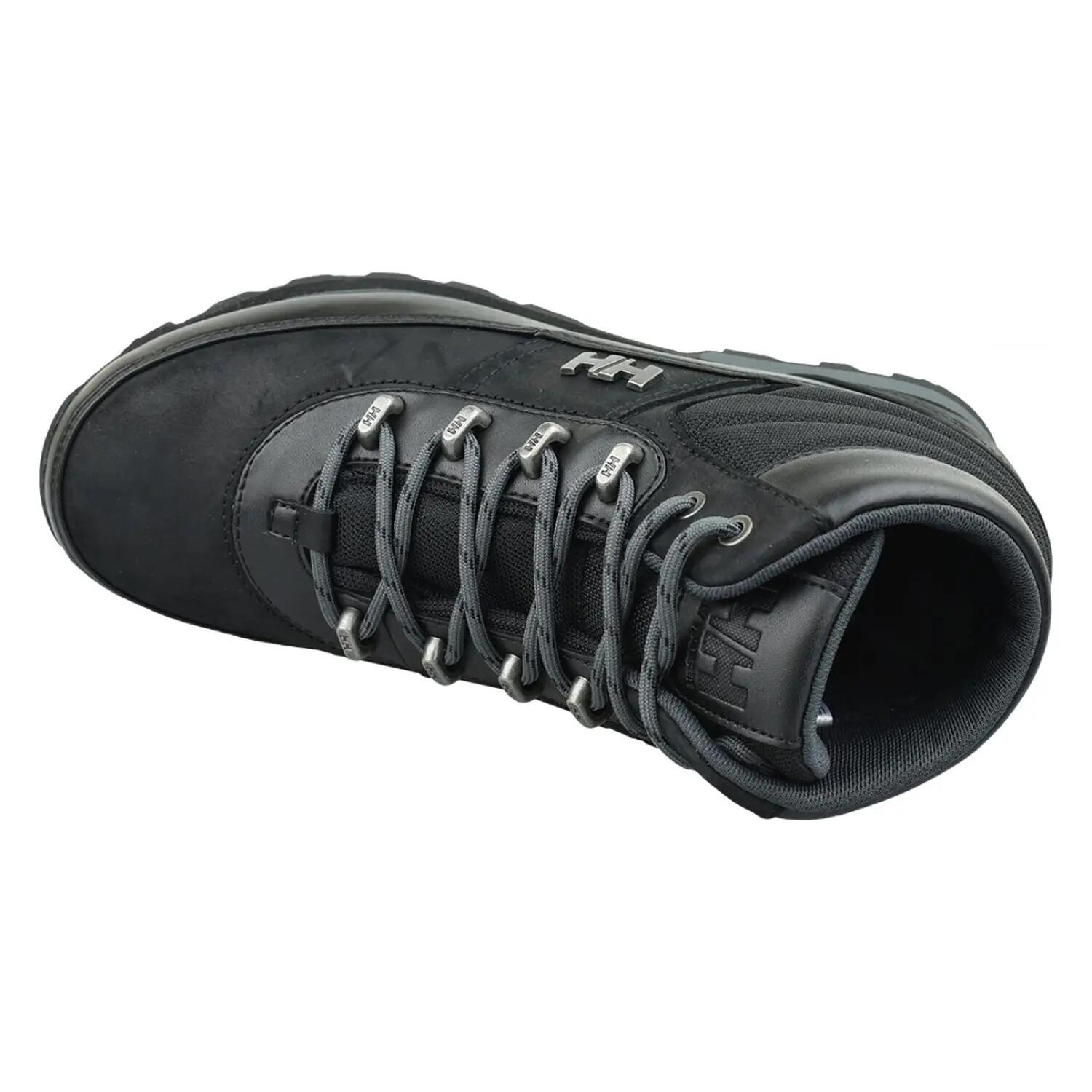 Mens Calgary Leather Ankle Boots (Black) 3/4