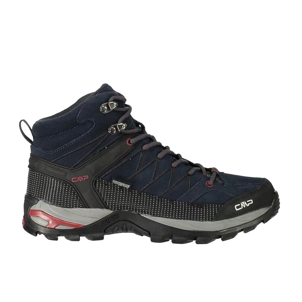 Botas a los Tobillos de Cueros Rigel para Hombre Azul Marino 3/6