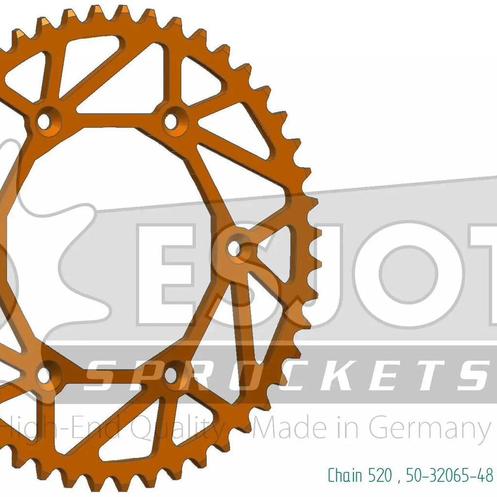 ESJOT 520 Chain Wheel 48z — Steel Orange Superlight.