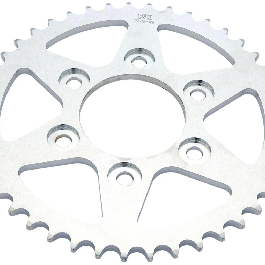 RK 525 43T steel chainwheel silver