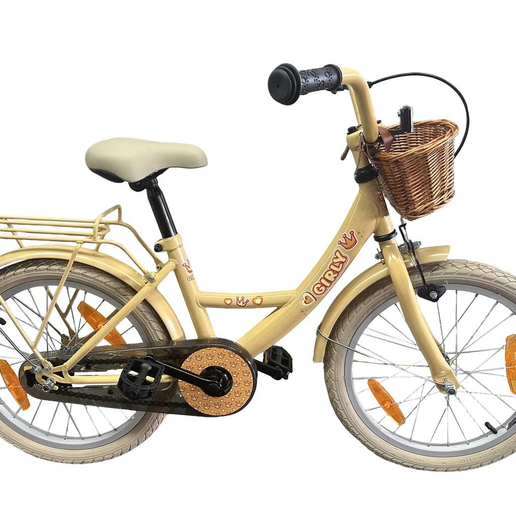 Bike Fun Kids Girly 18-inch children's bike gold