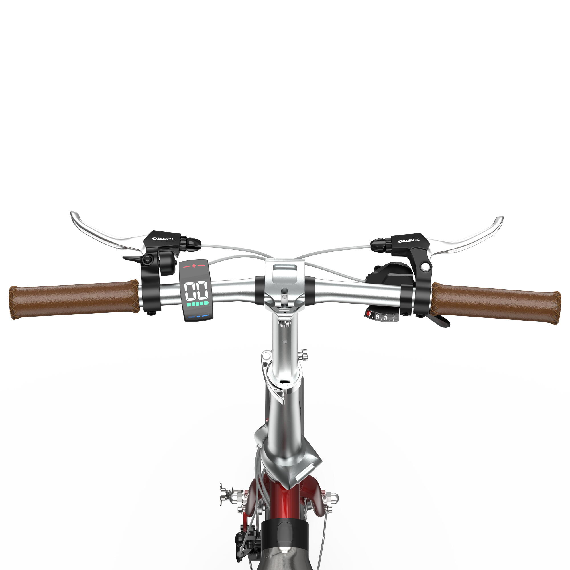 Bicicleta Elétrica Dobrável Onesport OT02 PRO, 250W, Shimano de 7 Velocidades 4/7