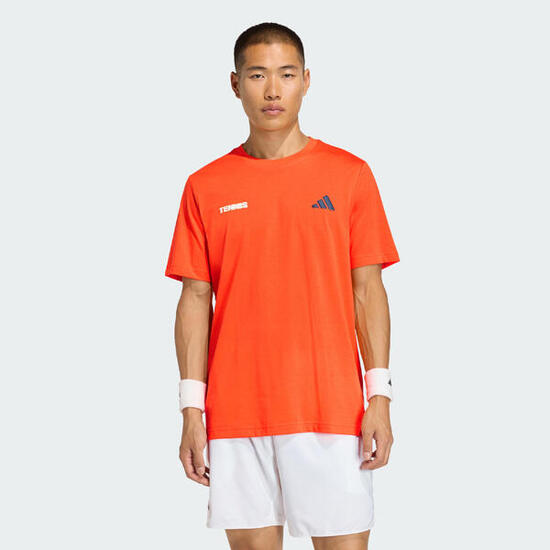Tennis Hot Egg Grafik T-Shirt