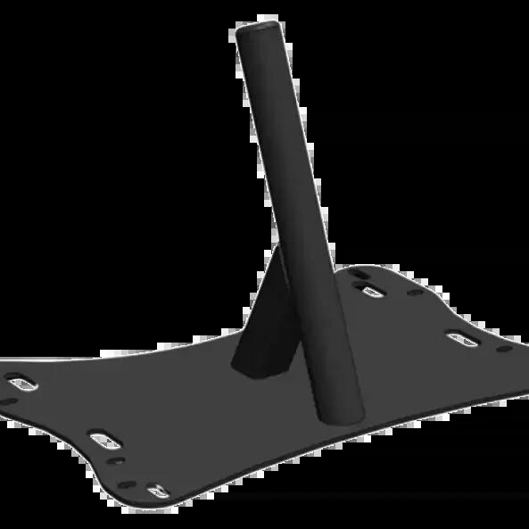 Steco front child seat adapter for cargo bikes, black