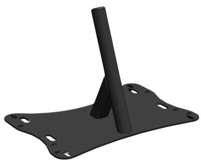 Steco adapter voor voorzitje bakfiets mat zwart