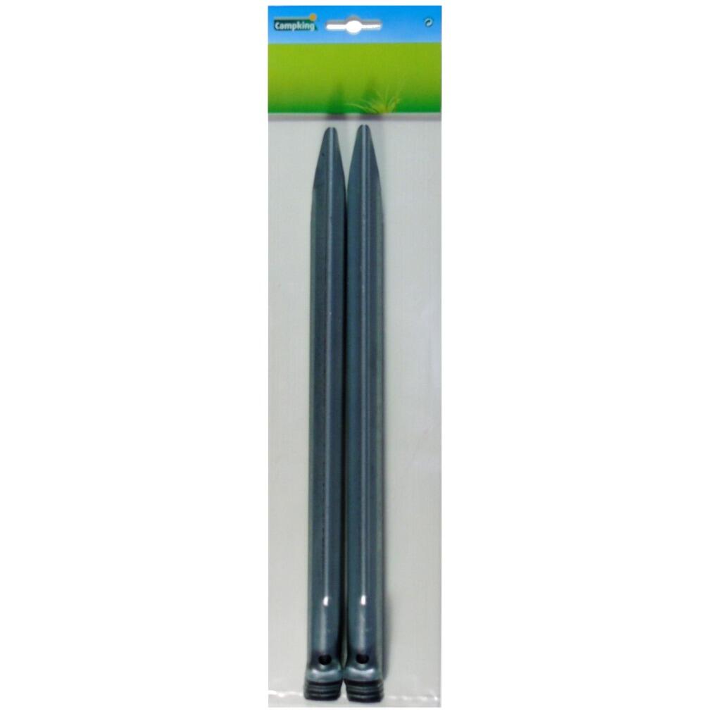 Campking 10x halbrunde Zeltheringe aus Stahl 24 cm 3/3