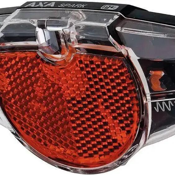 AXA Spark Rear Light - Battery LED, Rack Mount, up to 50 h
