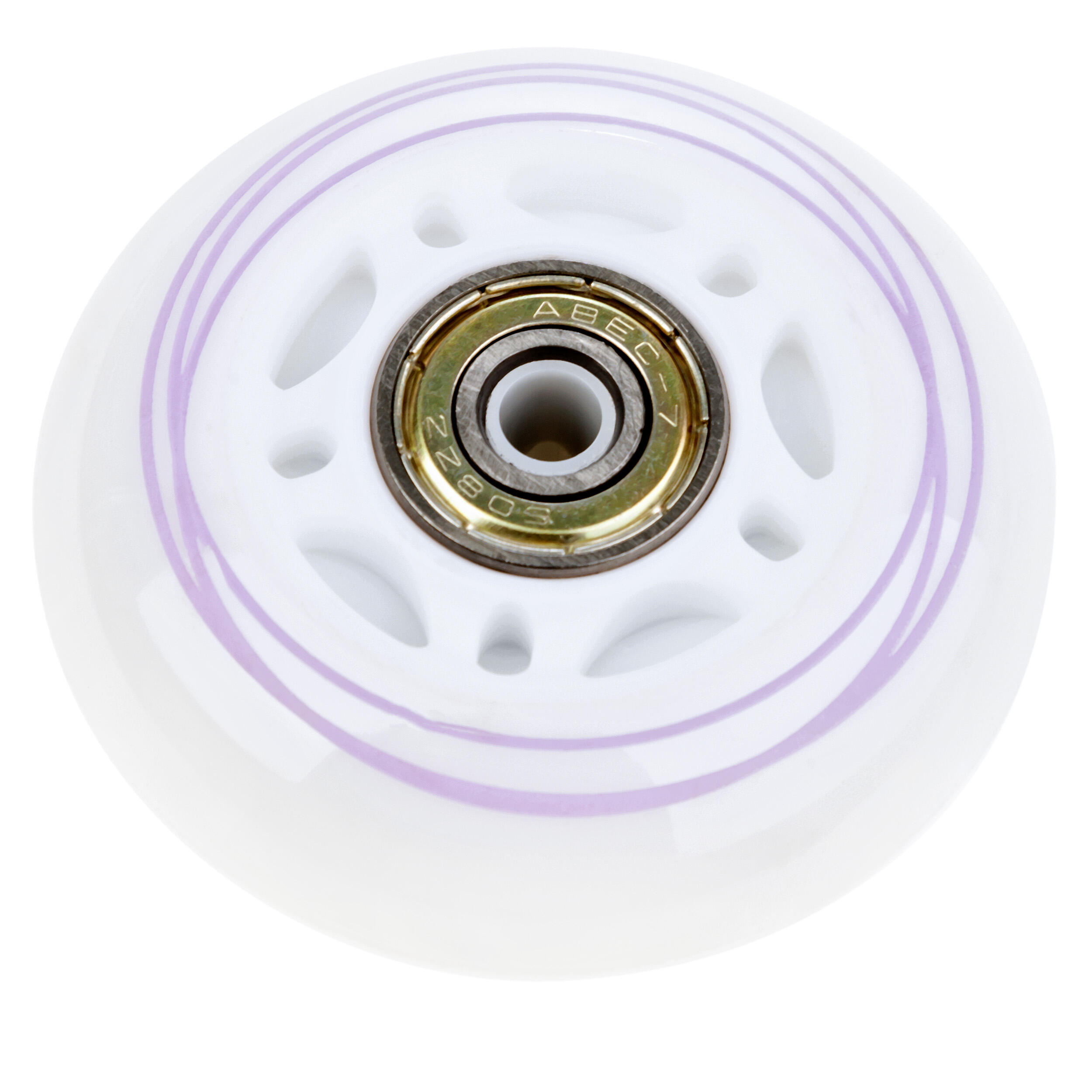 8 rodas LED luminosas + rolamentos para rodas Raven Loret PU 5/6