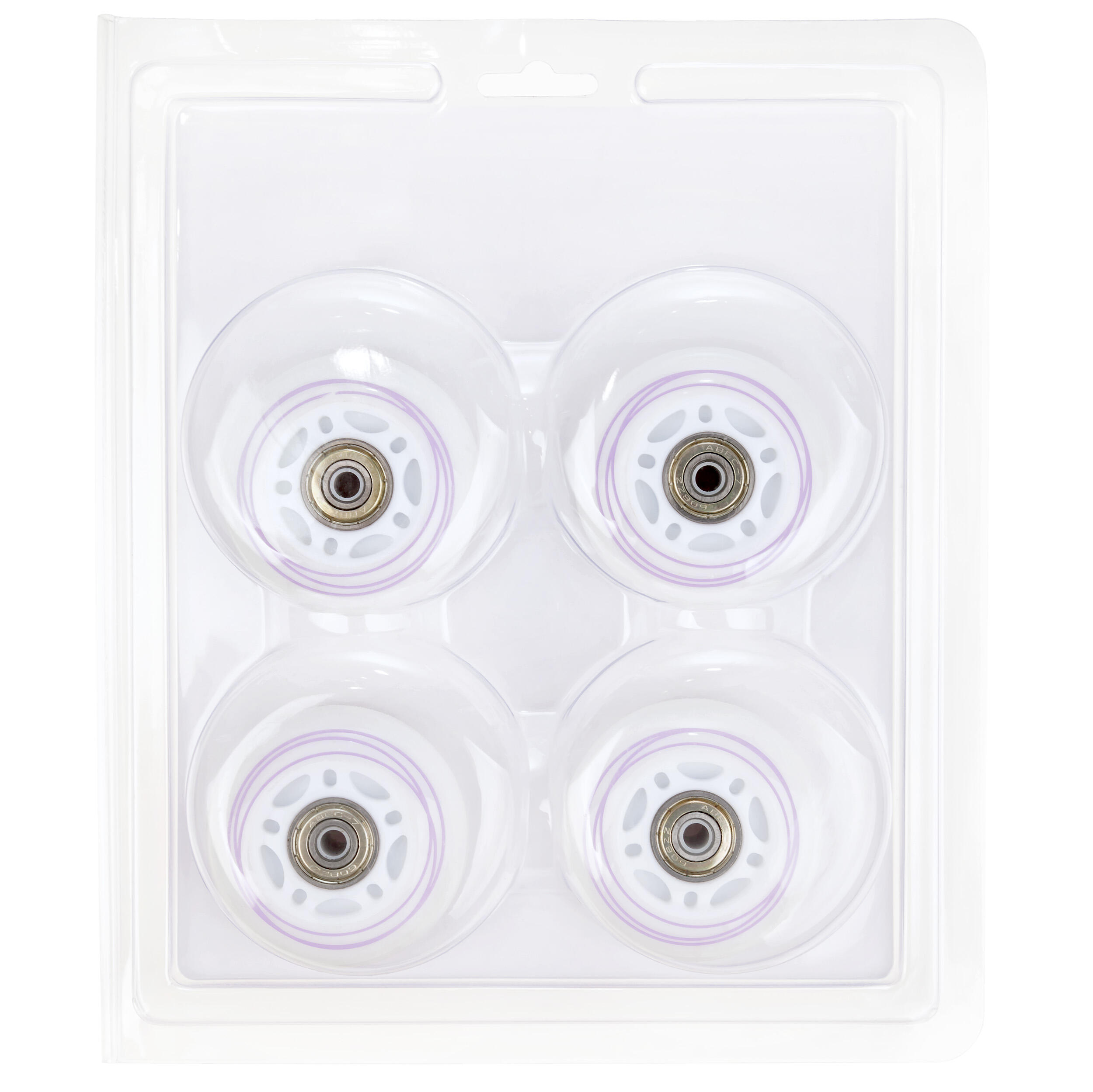 8 rodas LED luminosas + rolamentos para rodas Raven Loret PU 6/6