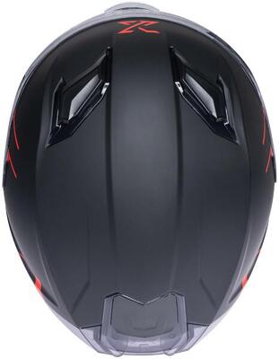 SPEC-X SX-82.03/R2 Casco integrale Stinger nero opaco/rosso XL.