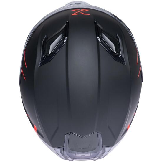 Kask integralny SPEC-X SX-82.03 R2 Stinger XL czarny matowy/czerwony