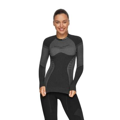 Heren pro miyabi edition thermoactive base layer top (grijs/zilver)