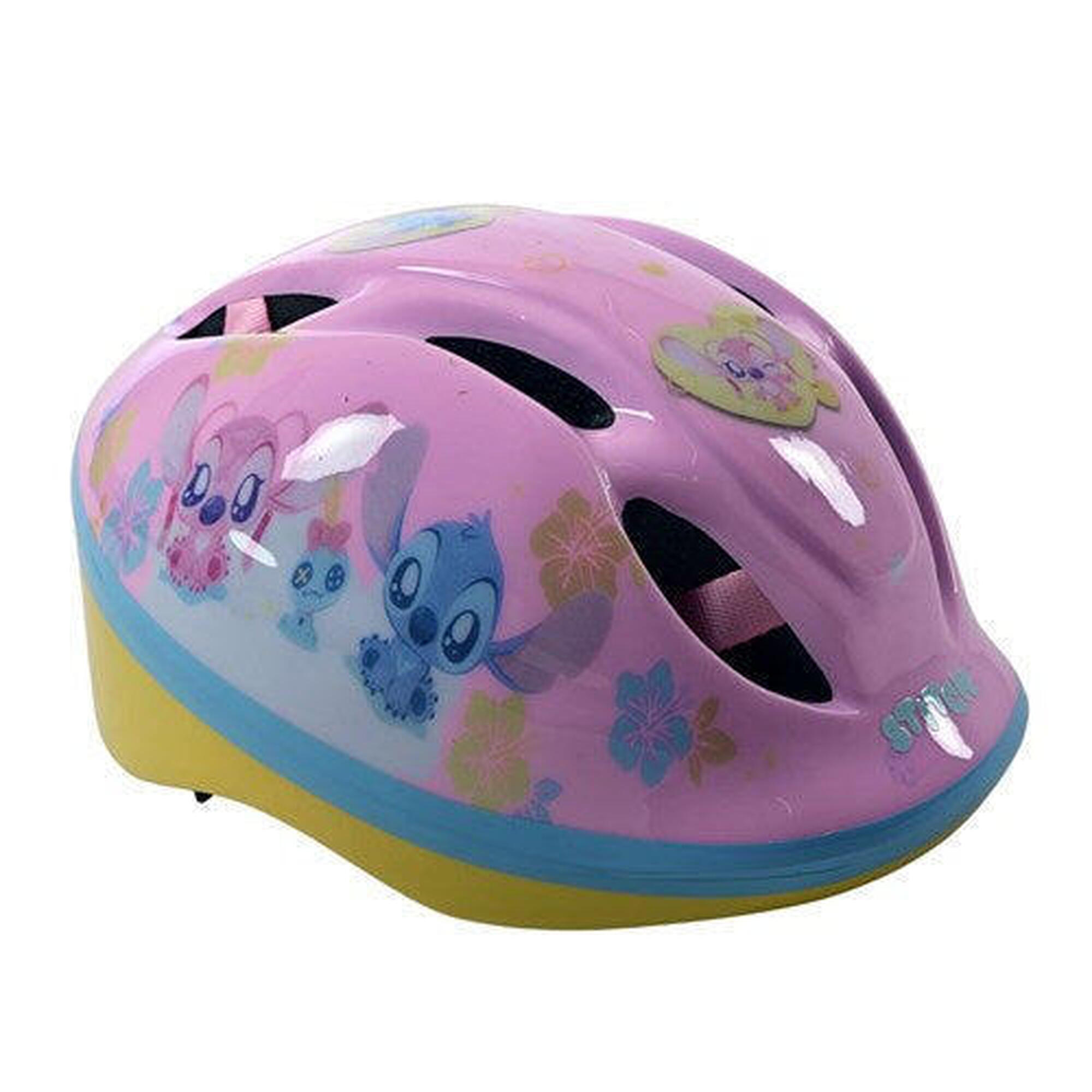 Kask dziecięcy Stich Disney Stitch różowy 52-56 cm