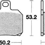 TRW MCB 700 SH Sintered Metal Brake Pads for Compatible Bicycle Brake Systems.