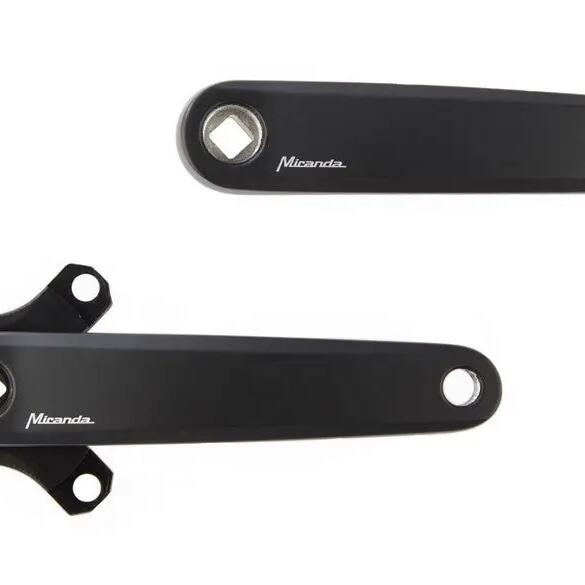 Miranda Delta crankset with chainring BCD104, 170mm, matte black