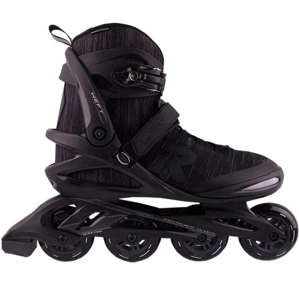 Mens Weft Thread Inline Roller Skates (Black) 4/4
