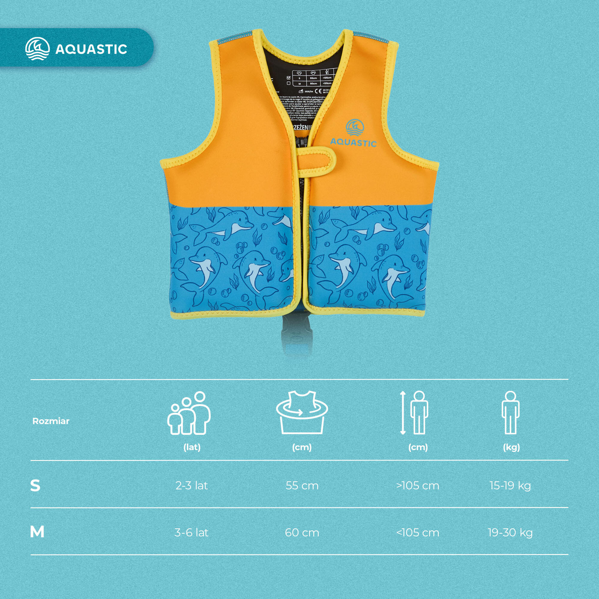 Kinderreddingsvest AQUASTIC Junior 2/7