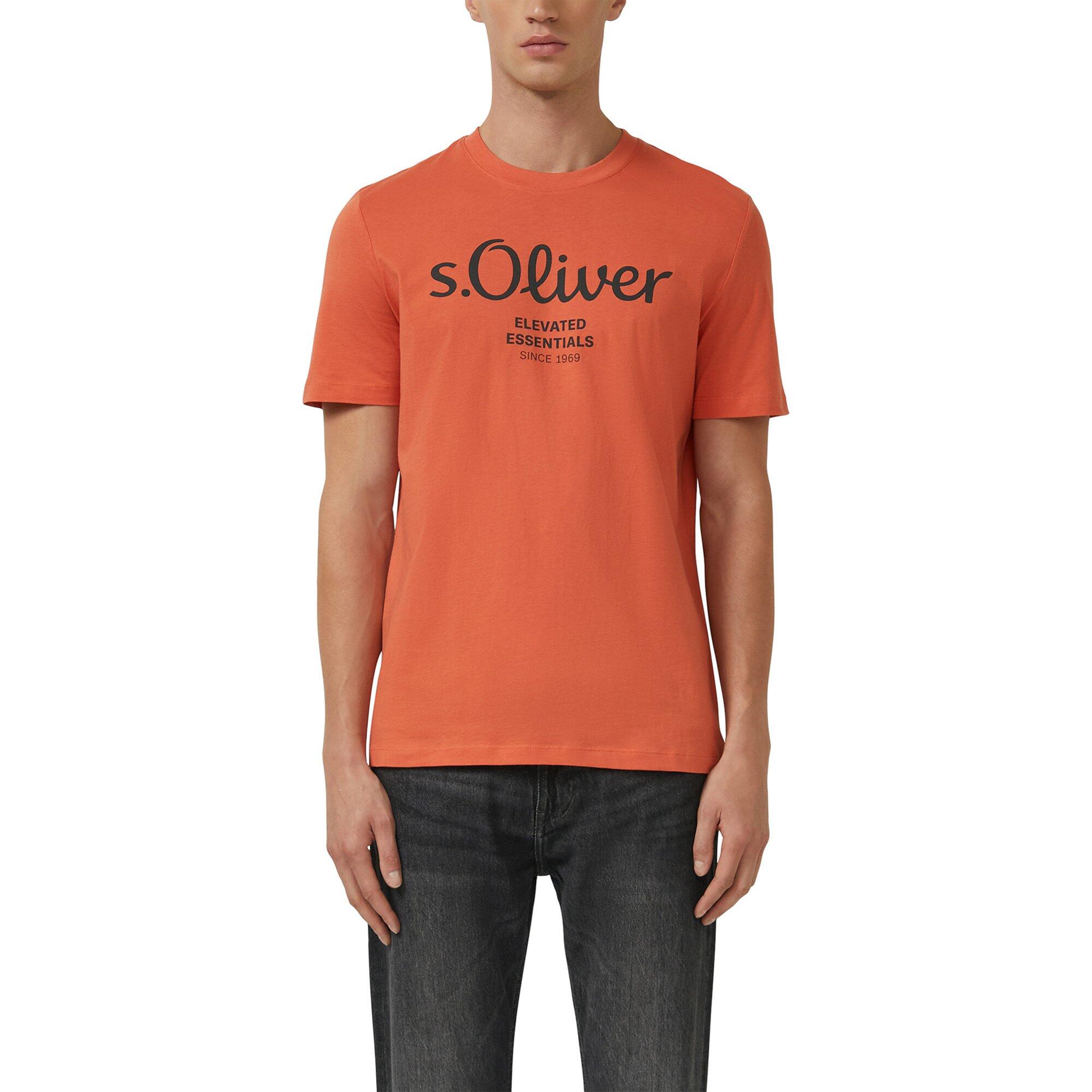 T-Shirt Herren 4er Pack Bequem sitzend-Logo T-Shirt 3/7