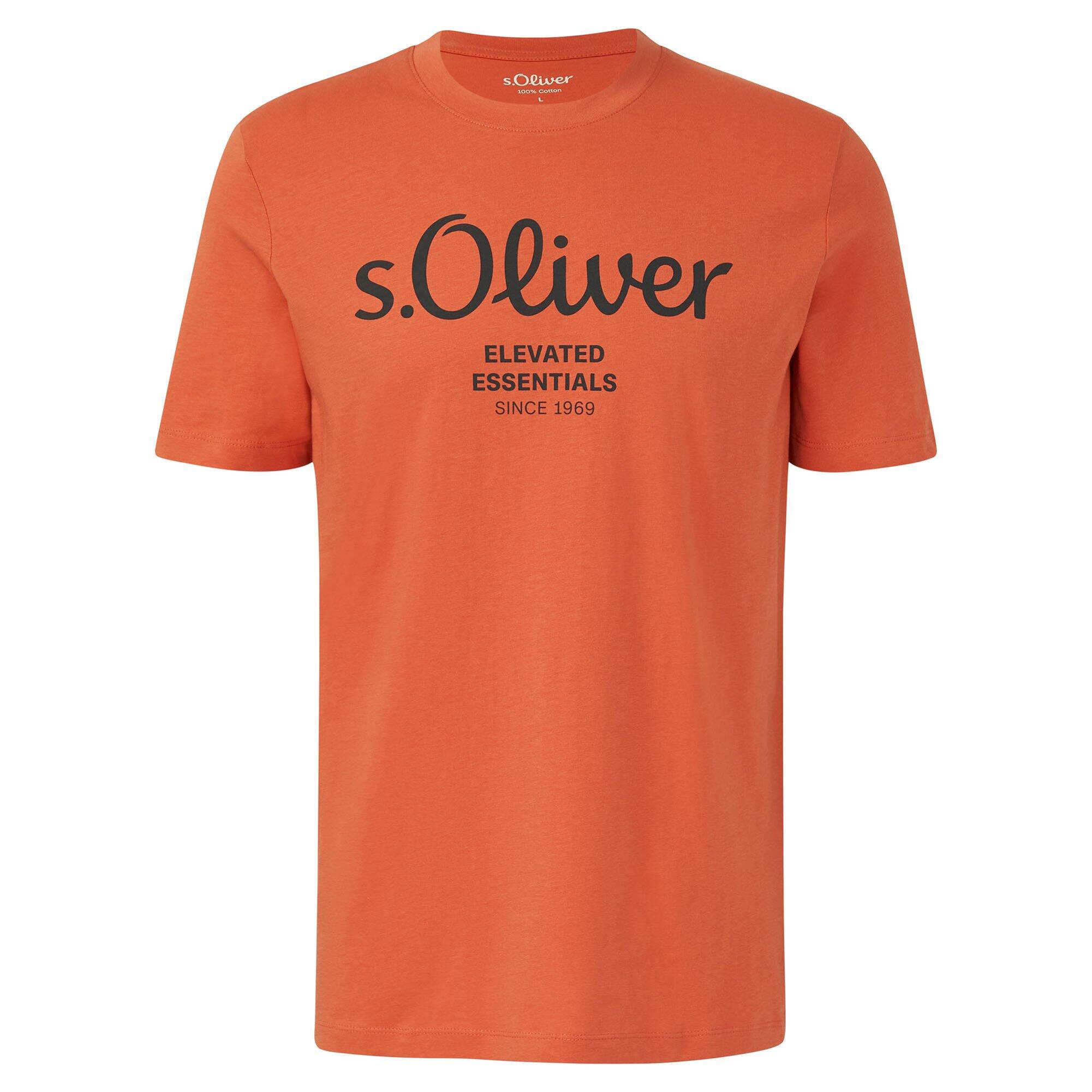 T-Shirt Herren 4er Pack Bequem sitzend-Logo T-Shirt 2/7