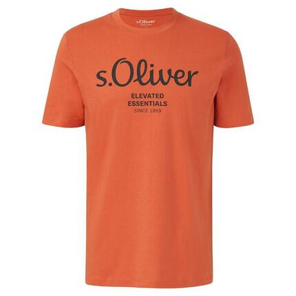 T-Shirt Herren 1er Pack Bequem sitzend-Logo T-Shirt