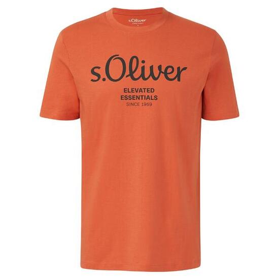 T-Shirt Herren 1er Pack Bequem sitzend-Logo T-Shirt