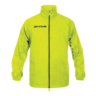 Heren regen basico gewatteerde jas (groen)