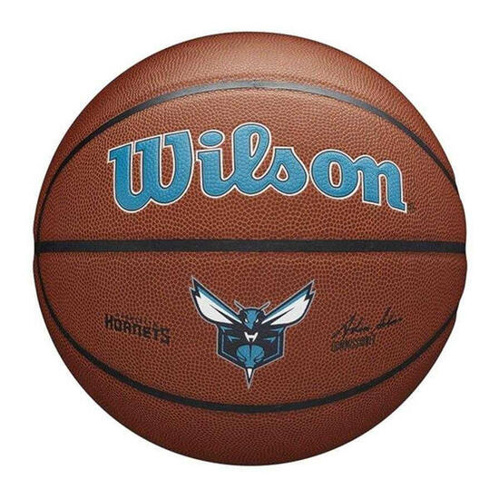 Ballon De Basket TEAM ALLIANCE CHARLOTTE HORNETS (Marron) Taille 7