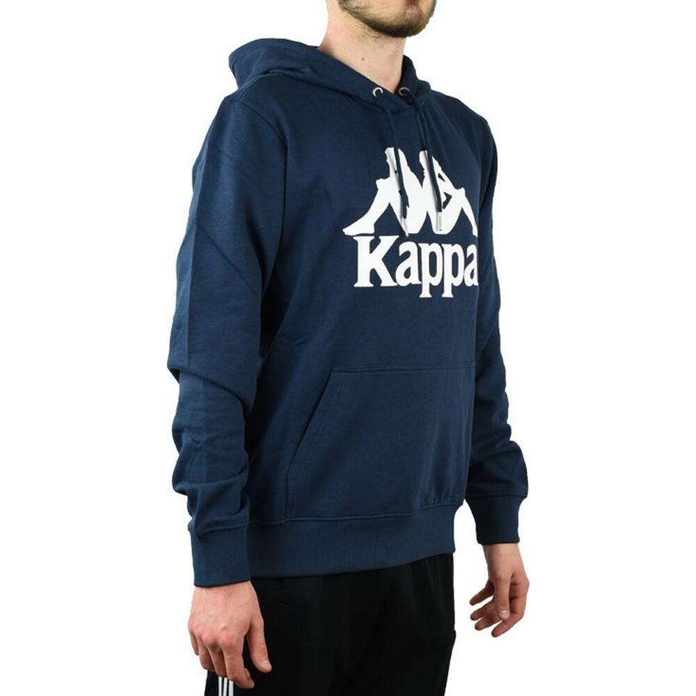 Felpa Con Cappuccio Uomo Kappa Taino Blu Navy 3/3