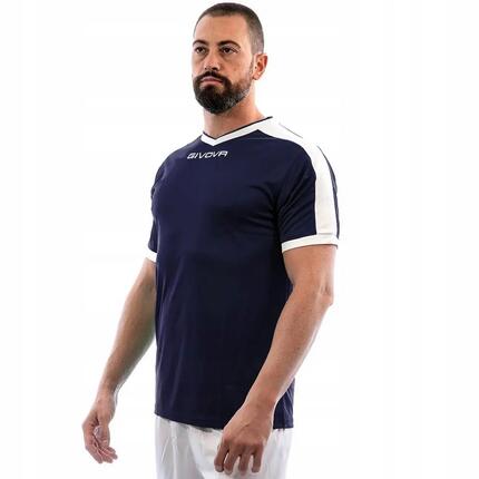 Tshirt REVOLUTION Homme (Blanc / Bleu Marine Foncé)