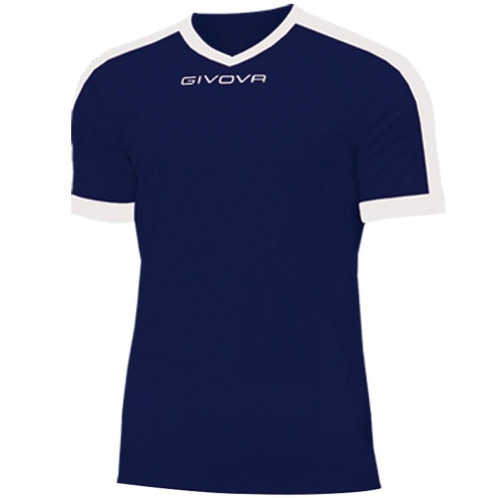 Tshirt REVOLUTION Homme (Blanc / Bleu Marine) 2/2