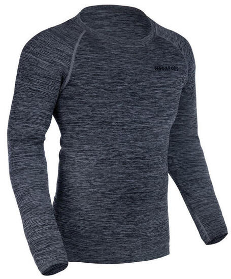 OXFORD Funktionsshirt Langarm Advanced Base Layer S/M grau