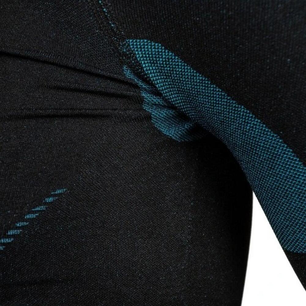 Haut Thermique TACTICAL Femme (Noir / Bleu) 3/4