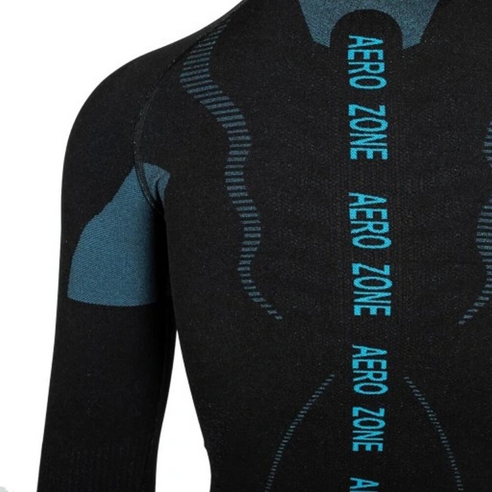 Haut Thermique TACTICAL Femme (Noir / Bleu) 4/4