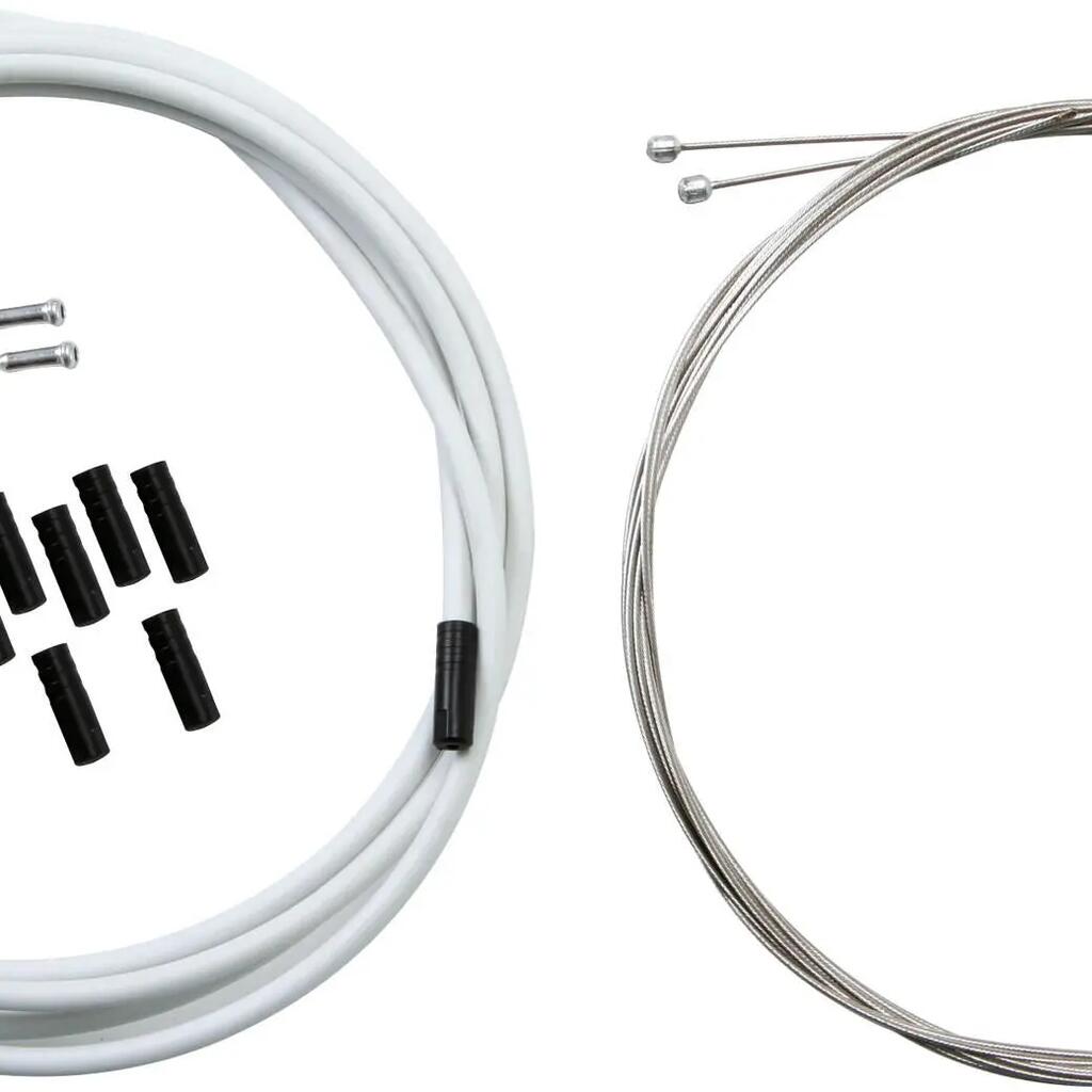 CONTEC Shift+ derailleur cable set stainless 1.1 mm 2275/2500 mm white