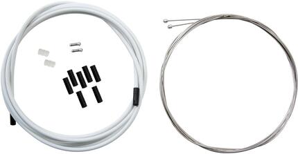 CONTEC Shift+ Schaltzug-Set Edelstahl Ø 1,1 mm weiß