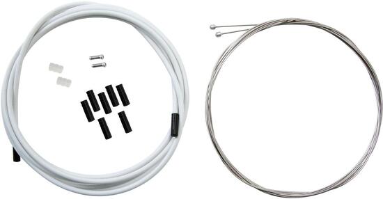 CONTEC Shift+ Schaltzug-Set Edelstahl Ø 1,1 mm weiß