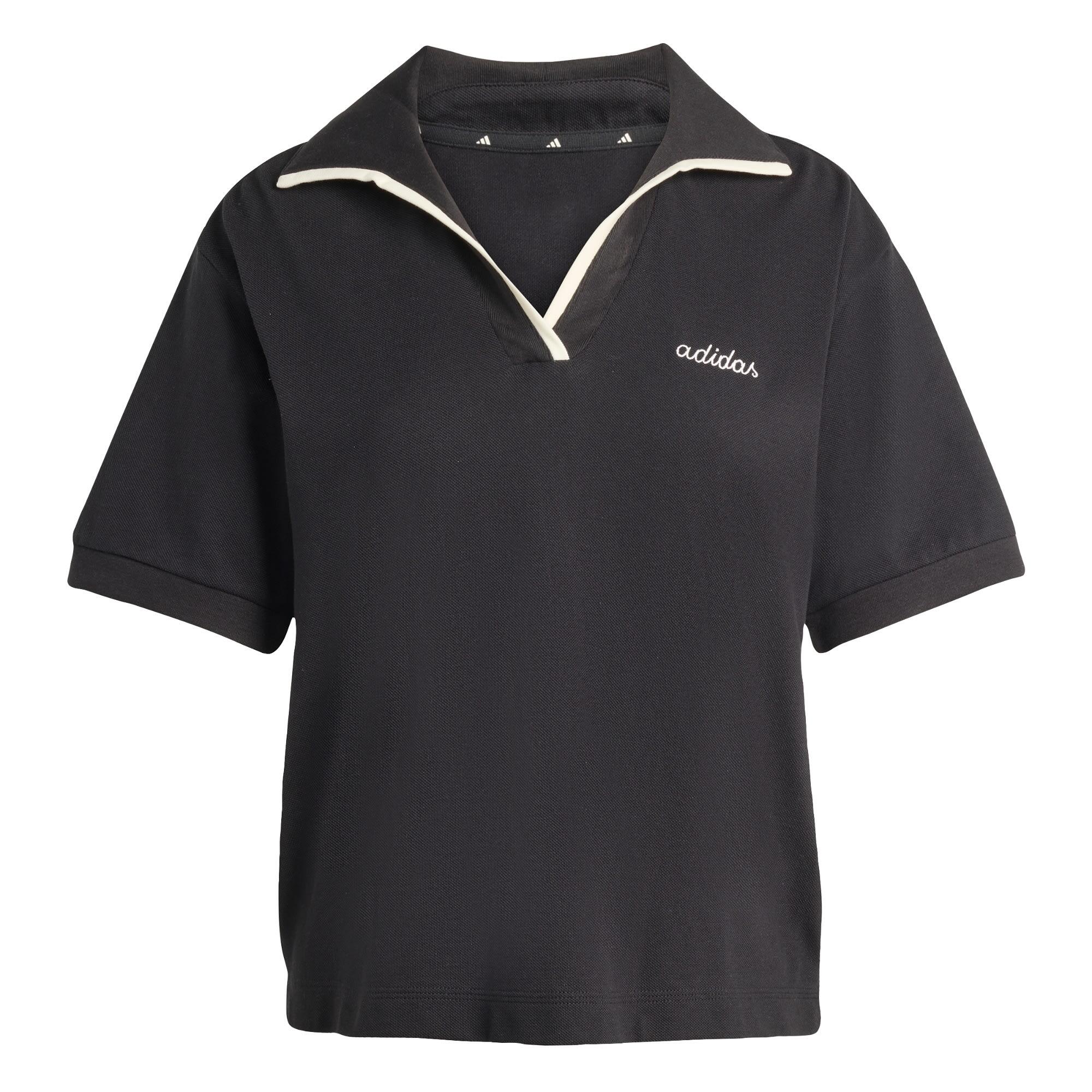 Seasonal Essentials Colorpop Polo met Geborduurde Graphic 2/6
